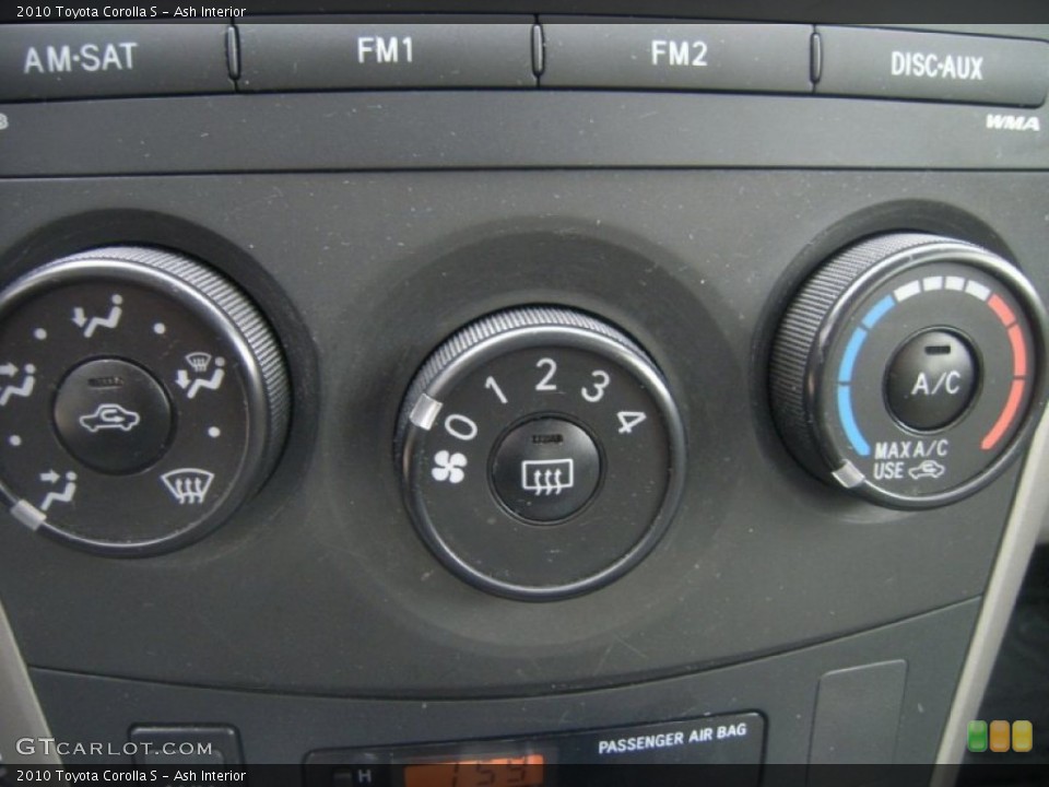 Ash Interior Controls for the 2010 Toyota Corolla S #60762632