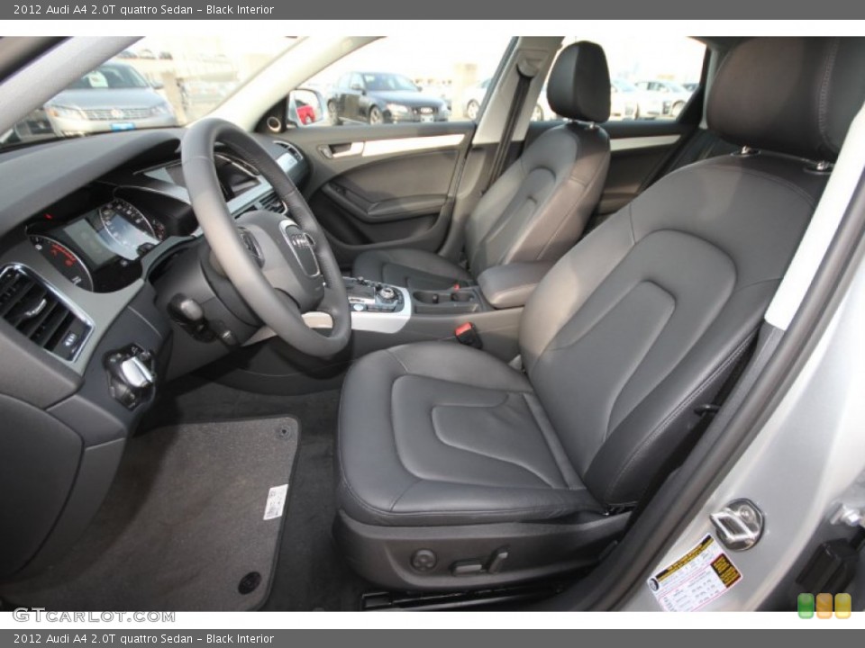 Black Interior Photo for the 2012 Audi A4 2.0T quattro Sedan #60762719