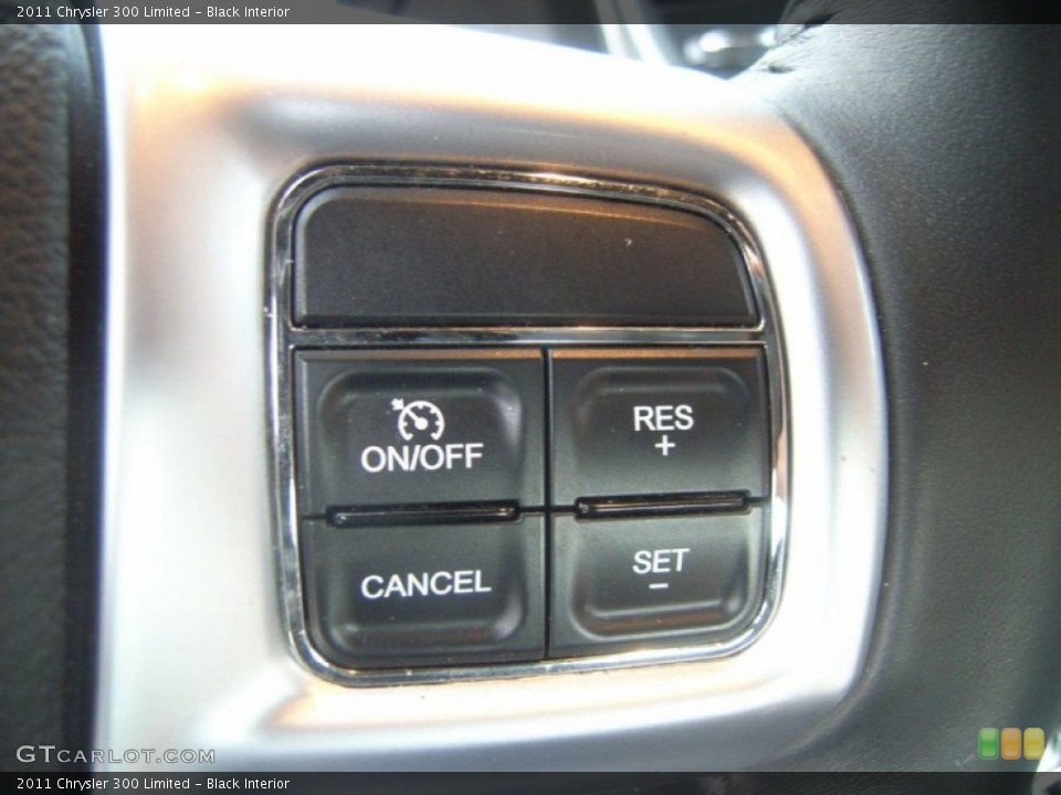 Black Interior Controls for the 2011 Chrysler 300 Limited #60763139