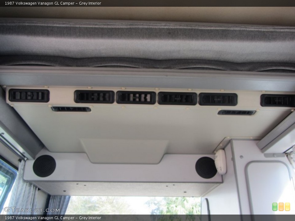 Grey Interior Controls for the 1987 Volkswagen Vanagon GL Camper #60764818