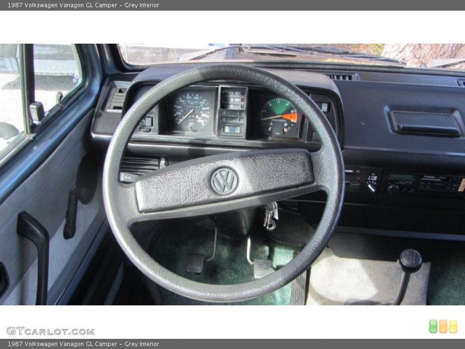 Grey Interior Dashboard for the 1987 Volkswagen Vanagon GL Camper #60764879