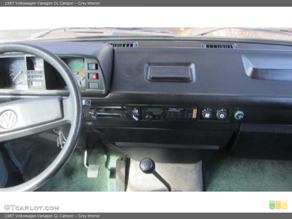 Grey Interior Dashboard for the 1987 Volkswagen Vanagon GL Camper #60764888