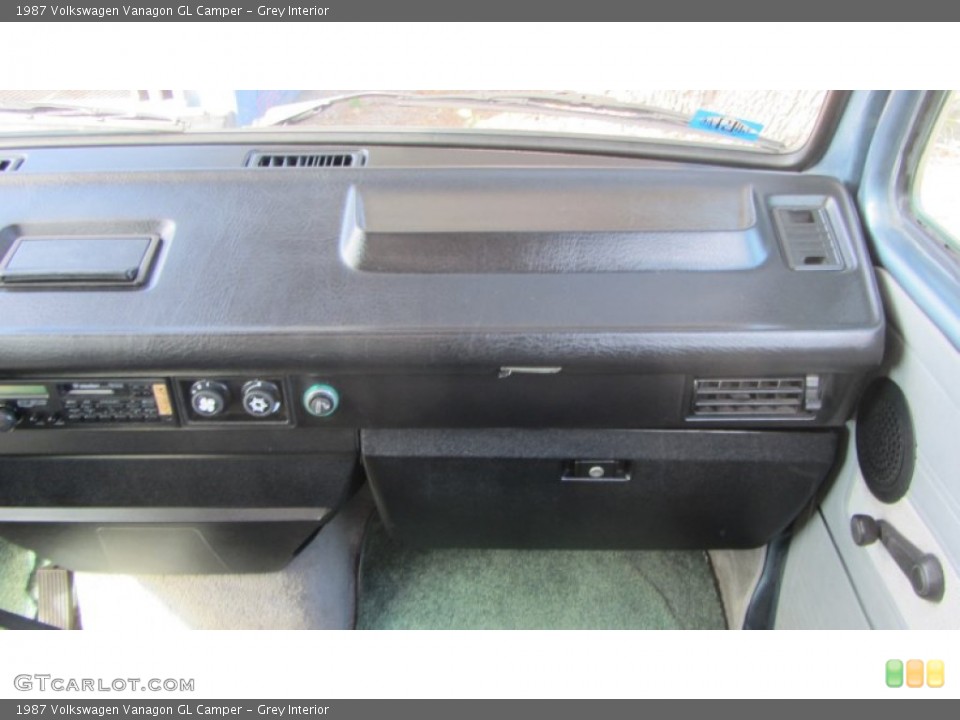 Grey Interior Dashboard for the 1987 Volkswagen Vanagon GL Camper #60764897