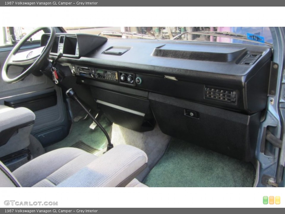 Grey Interior Dashboard for the 1987 Volkswagen Vanagon GL Camper #60764927