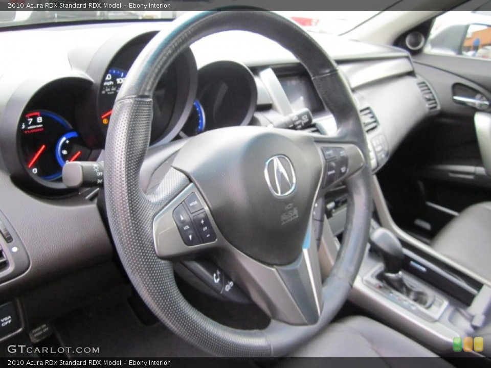 Ebony Interior Steering Wheel for the 2010 Acura RDX  #60766203
