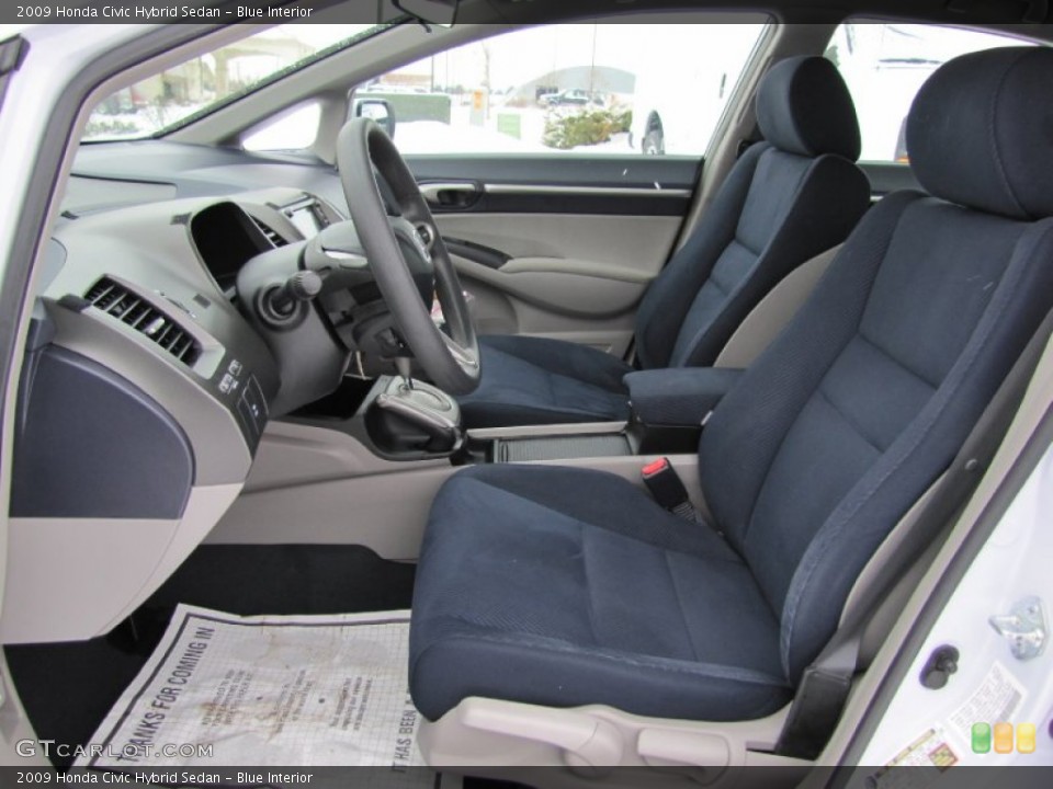 Blue Interior Photo for the 2009 Honda Civic Hybrid Sedan #60766527