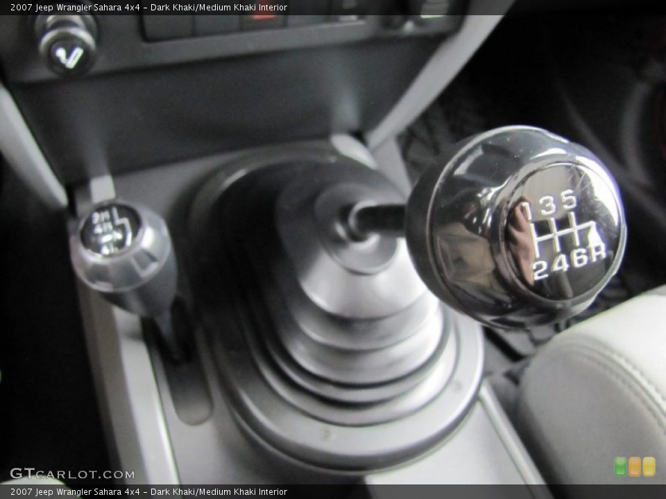 Dark Khaki/Medium Khaki Interior Transmission for the 2007 Jeep Wrangler Sahara 4x4 #60767684