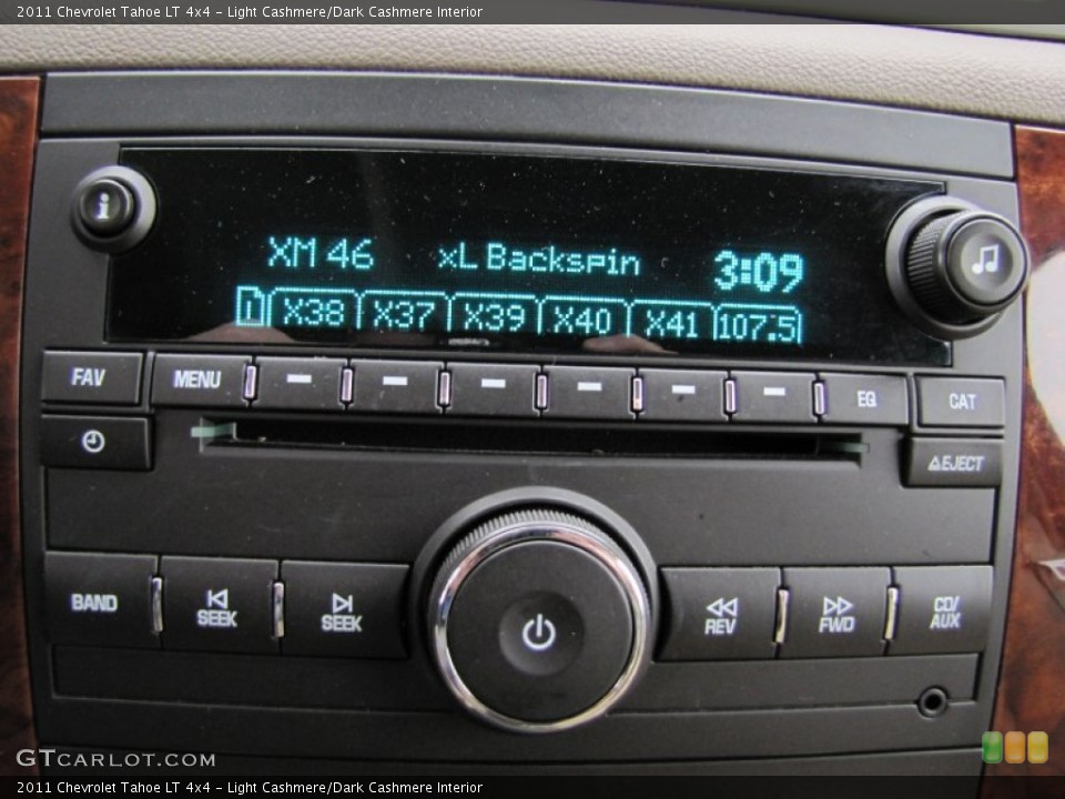 Light Cashmere/Dark Cashmere Interior Audio System for the 2011 Chevrolet Tahoe LT 4x4 #60767963