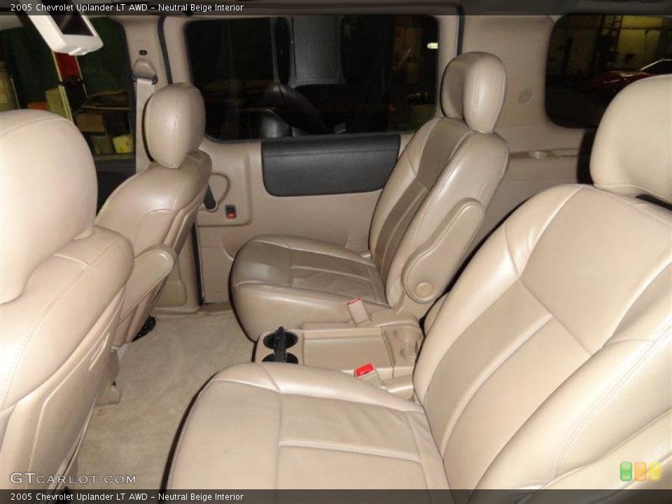 Neutral Beige Interior Rear Seat for the 2005 Chevrolet Uplander LT AWD #60770996