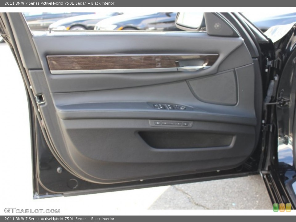 Black Interior Door Panel for the 2011 BMW 7 Series ActiveHybrid 750Li Sedan #60773099