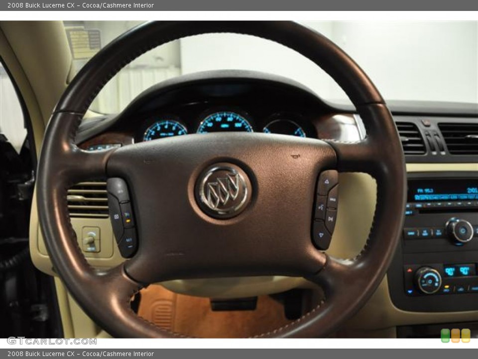 Cocoa/Cashmere Interior Steering Wheel for the 2008 Buick Lucerne CX #60773345