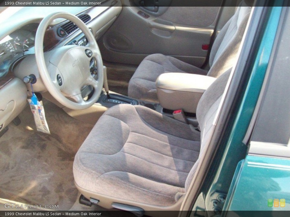 Medium Oak Interior Front Seat for the 1999 Chevrolet Malibu LS Sedan #60773813