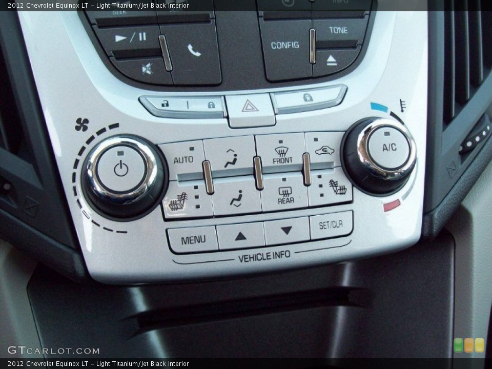 Light Titanium/Jet Black Interior Controls for the 2012 Chevrolet Equinox LT #60774824