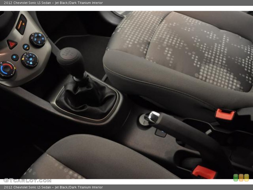 Jet Black/Dark Titanium Interior Transmission for the 2012 Chevrolet Sonic LS Sedan #60774908