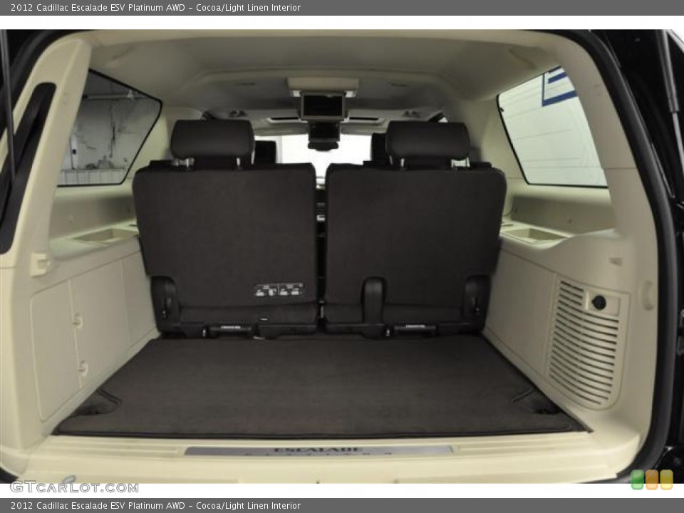 Cocoa/Light Linen Interior Trunk for the 2012 Cadillac Escalade ESV Platinum AWD #60775028