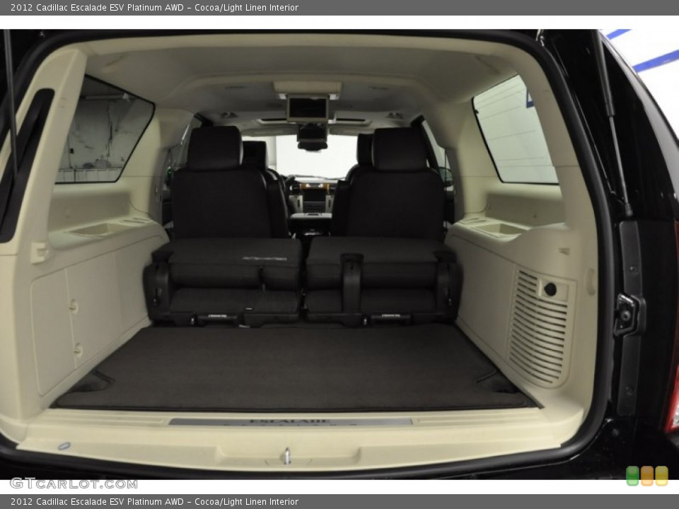 Cocoa/Light Linen Interior Trunk for the 2012 Cadillac Escalade ESV Platinum AWD #60775037