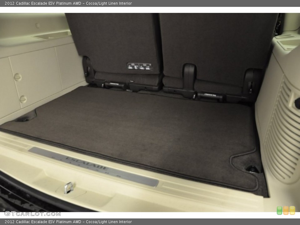 Cocoa/Light Linen Interior Trunk for the 2012 Cadillac Escalade ESV Platinum AWD #60775052