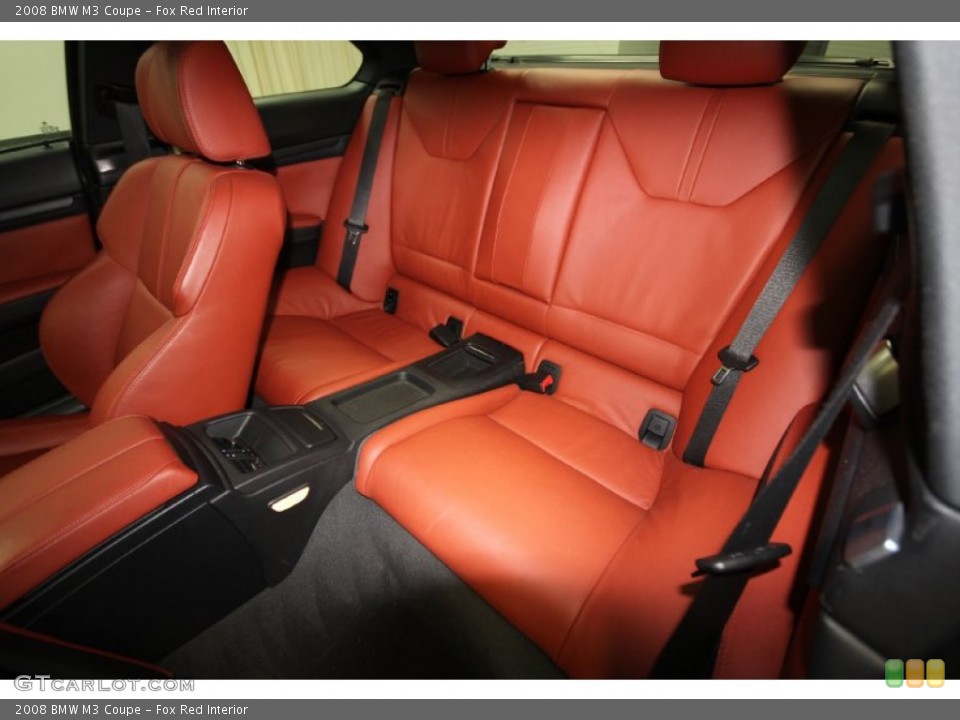 Fox Red Interior Rear Seat for the 2008 BMW M3 Coupe #60777764