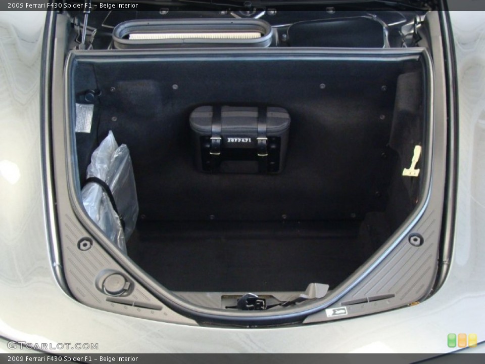 Beige Interior Trunk for the 2009 Ferrari F430 Spider F1 #60779663