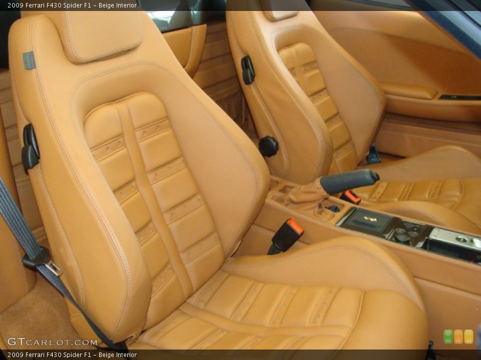 Beige Interior Photo for the 2009 Ferrari F430 Spider F1 #60779726