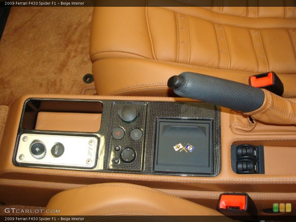 Beige Interior Controls for the 2009 Ferrari F430 Spider F1 #60779777