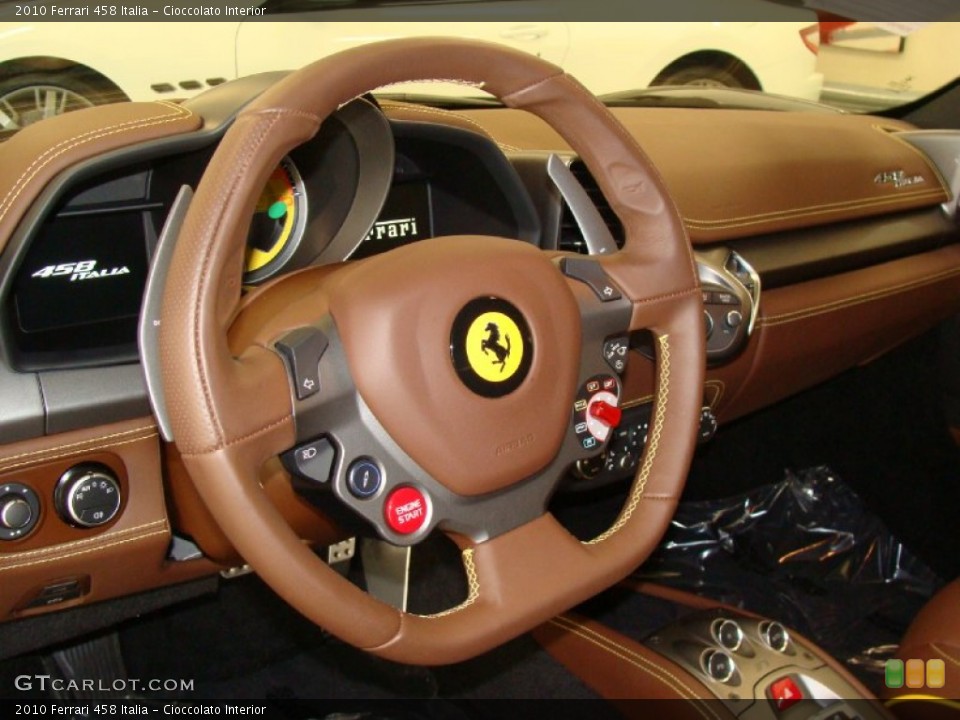 Cioccolato Interior Steering Wheel for the 2010 Ferrari 458 Italia #60780014