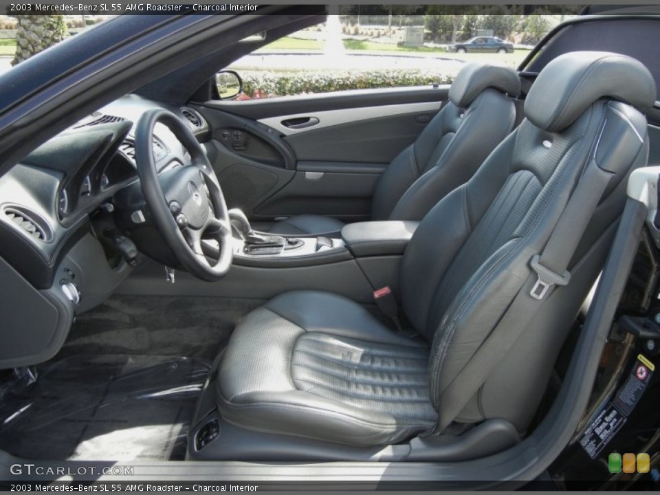 Charcoal Interior Photo for the 2003 Mercedes-Benz SL 55 AMG Roadster #60782390