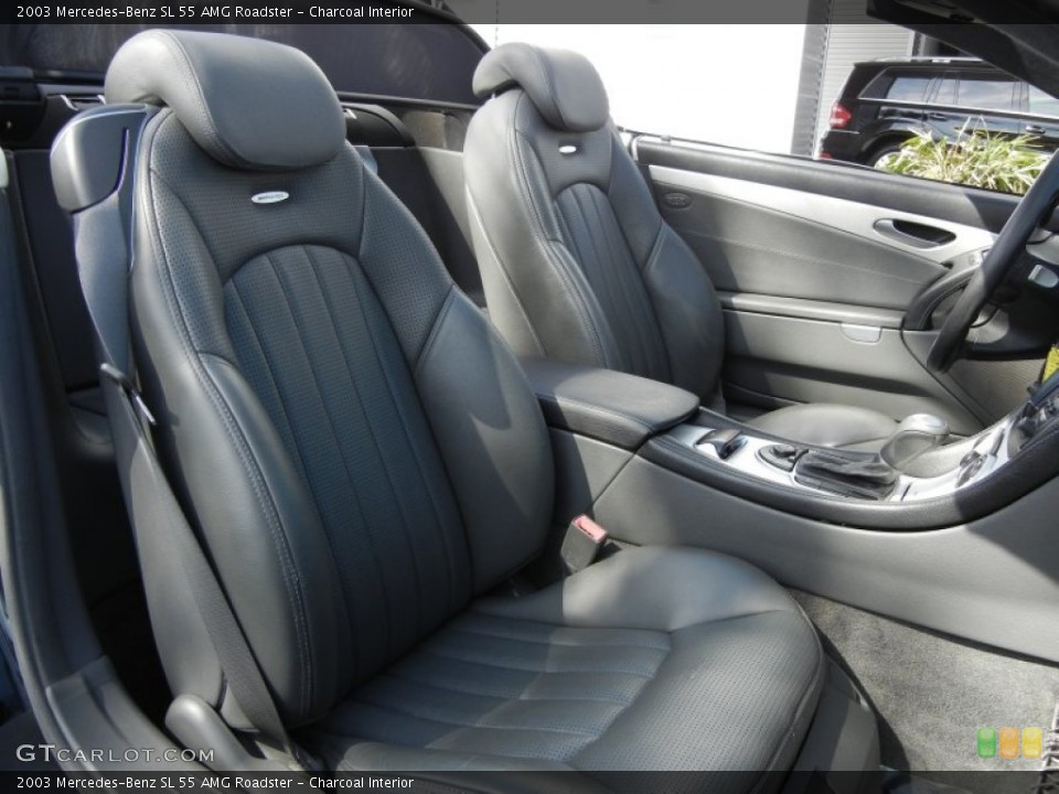 Charcoal Interior Photo for the 2003 Mercedes-Benz SL 55 AMG Roadster #60782435
