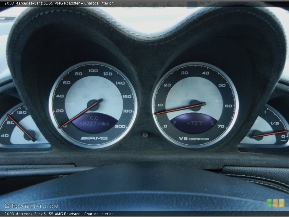 Charcoal Interior Gauges for the 2003 Mercedes-Benz SL 55 AMG Roadster #60782471