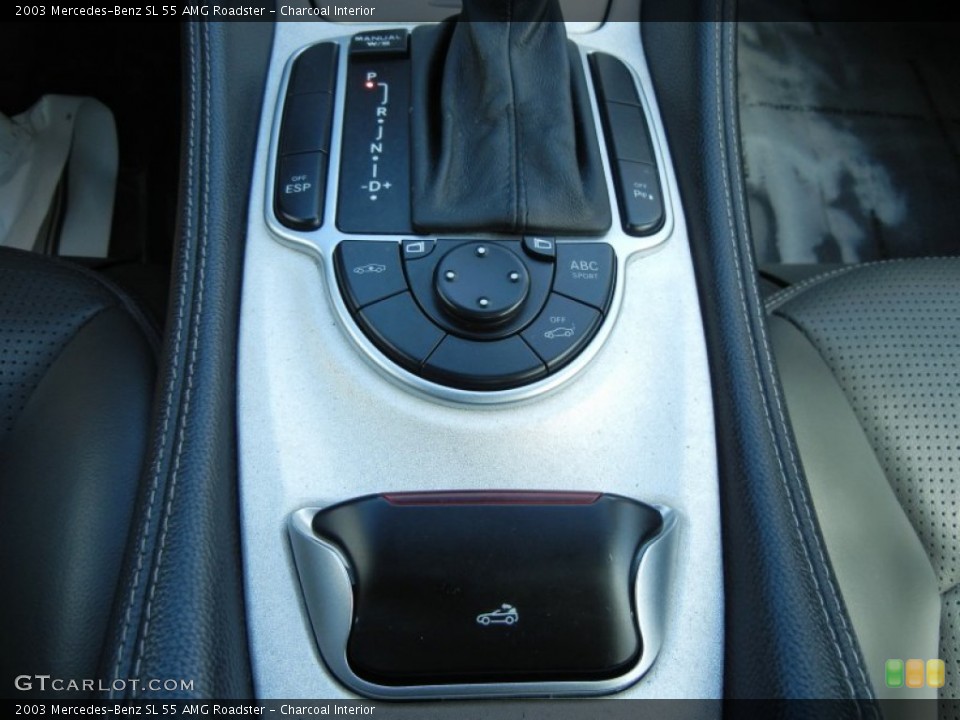 Charcoal Interior Controls for the 2003 Mercedes-Benz SL 55 AMG Roadster #60782498