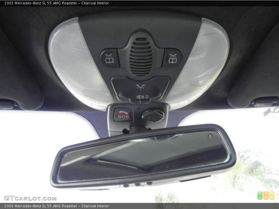 Charcoal Interior Controls for the 2003 Mercedes-Benz SL 55 AMG Roadster #60782504