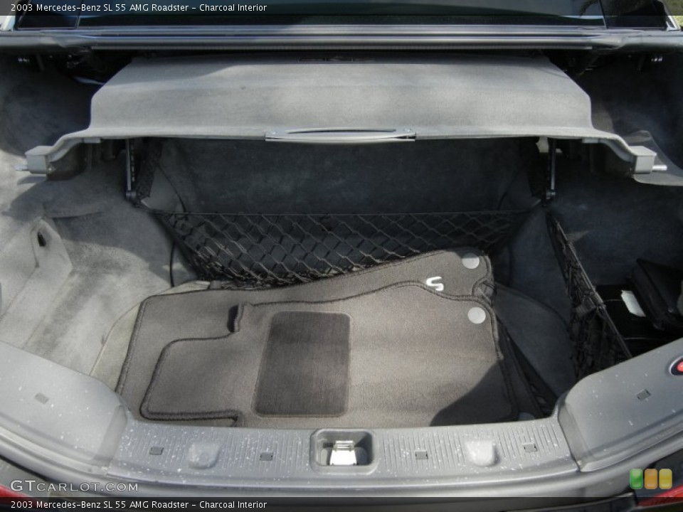 Charcoal Interior Trunk for the 2003 Mercedes-Benz SL 55 AMG Roadster #60782513