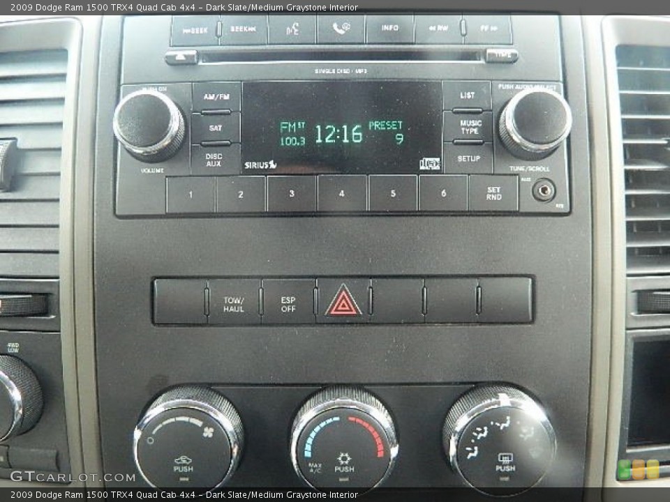 Dark Slate/Medium Graystone Interior Audio System for the 2009 Dodge Ram 1500 TRX4 Quad Cab 4x4 #60789611