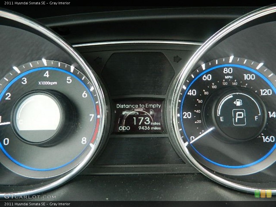 Gray Interior Gauges for the 2011 Hyundai Sonata SE #60789839