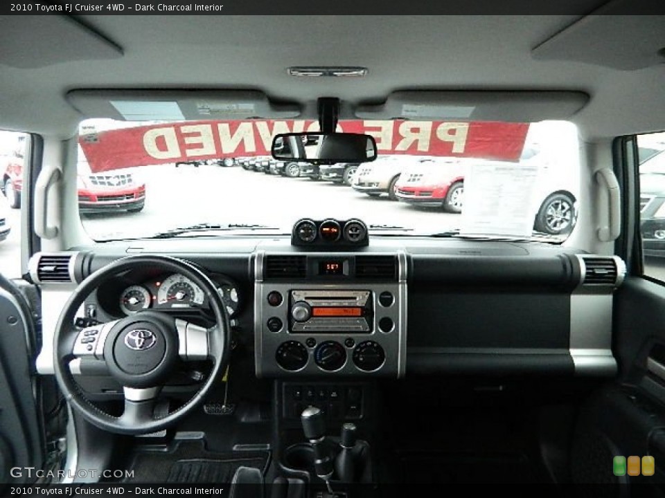 Dark Charcoal Interior Dashboard for the 2010 Toyota FJ Cruiser 4WD #60790328