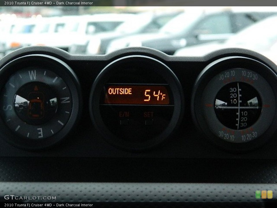 Dark Charcoal Interior Gauges for the 2010 Toyota FJ Cruiser 4WD #60790346