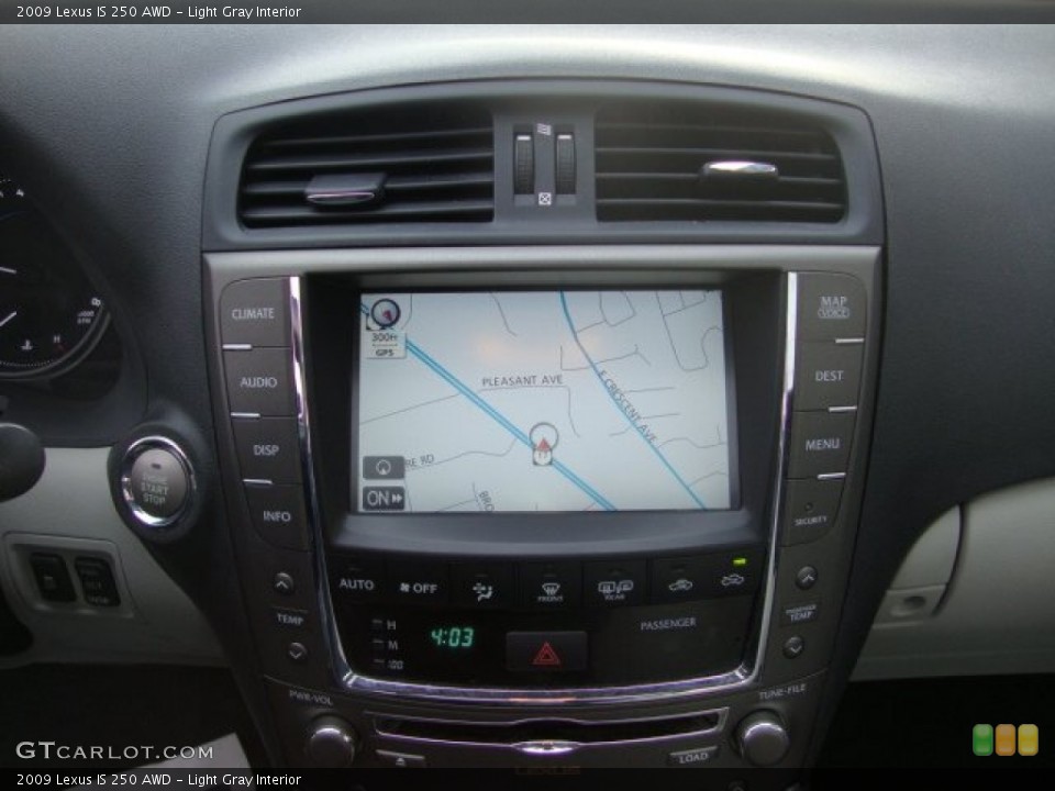 Light Gray Interior Navigation for the 2009 Lexus IS 250 AWD #60791663