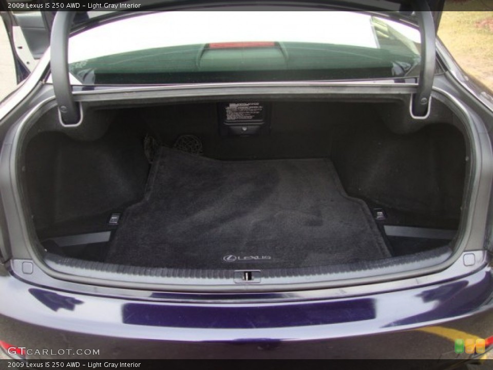 Light Gray Interior Trunk for the 2009 Lexus IS 250 AWD #60791723