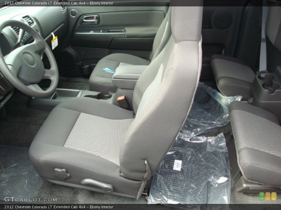 Ebony Interior Photo for the 2012 Chevrolet Colorado LT Extended Cab 4x4 #60793529