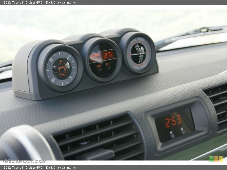 Dark Charcoal Interior Gauges for the 2012 Toyota FJ Cruiser 4WD #60797594