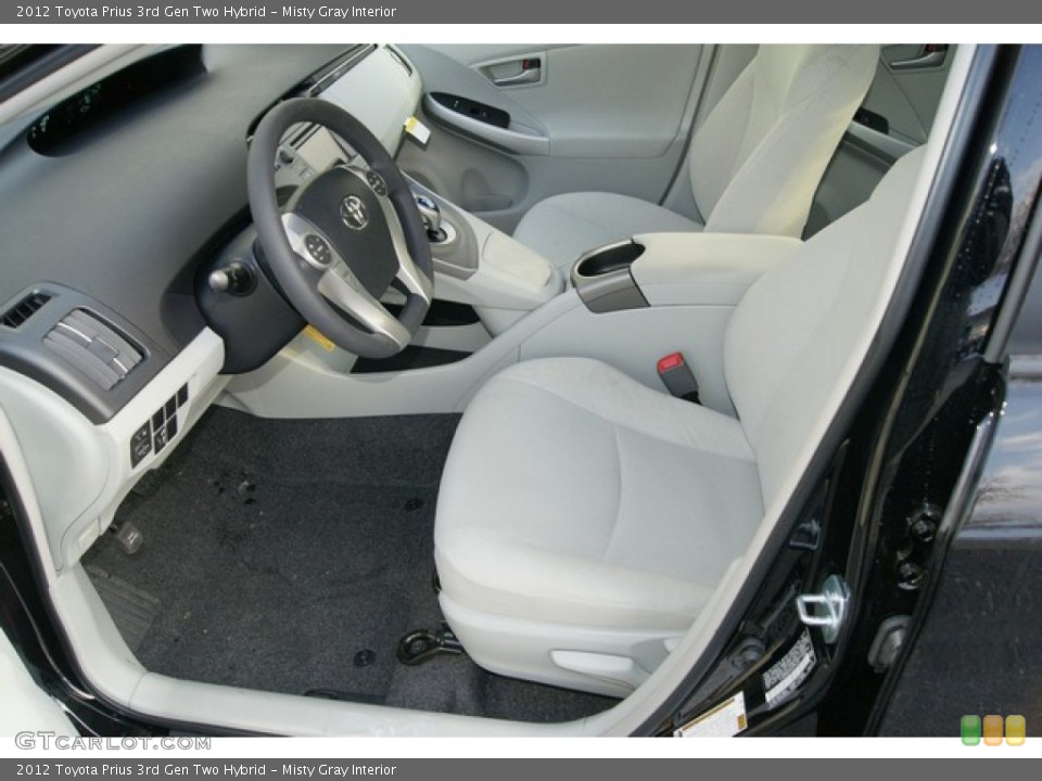 Misty Gray Interior Photo for the 2012 Toyota Prius 3rd Gen Two Hybrid #60797630
