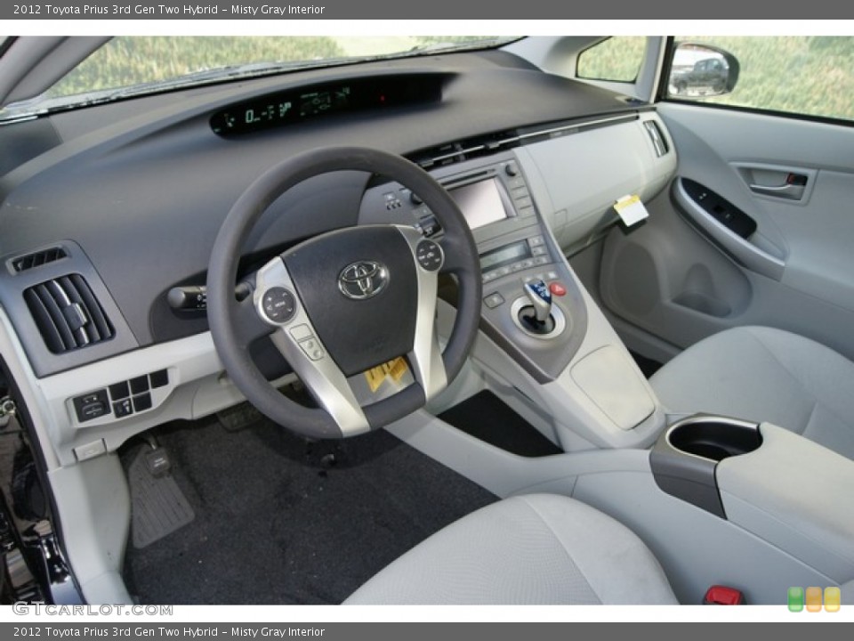 Misty Gray Interior Photo for the 2012 Toyota Prius 3rd Gen Two Hybrid #60797636