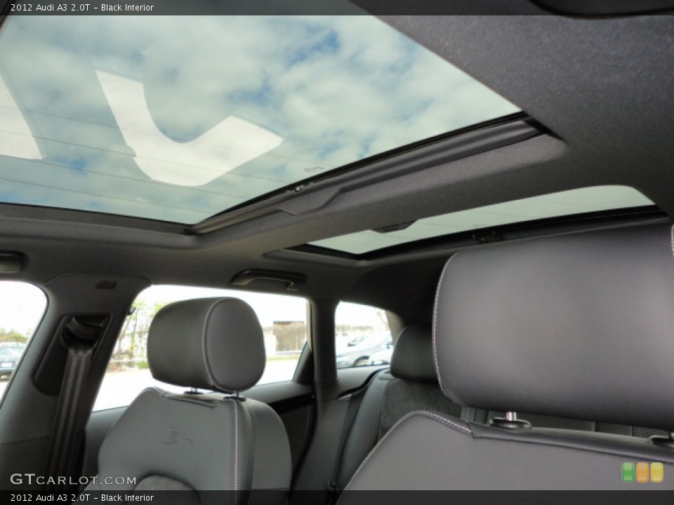 Black Interior Sunroof for the 2012 Audi A3 2.0T #60798749
