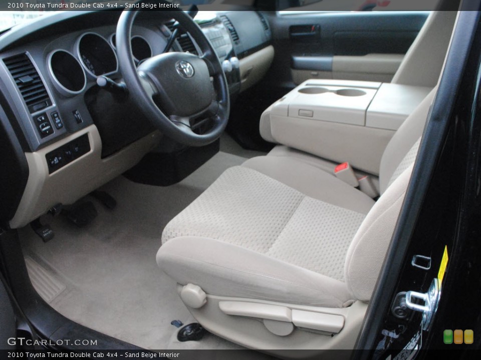 Sand Beige Interior Photo for the 2010 Toyota Tundra Double Cab 4x4 #60799172