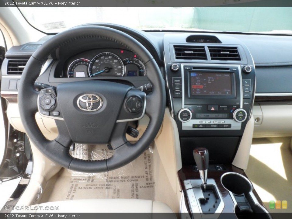 Ivory Interior Dashboard for the 2012 Toyota Camry XLE V6 #60800603