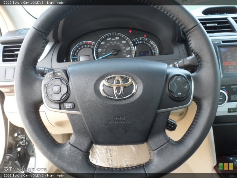 Ivory Interior Steering Wheel for the 2012 Toyota Camry XLE V6 #60800627
