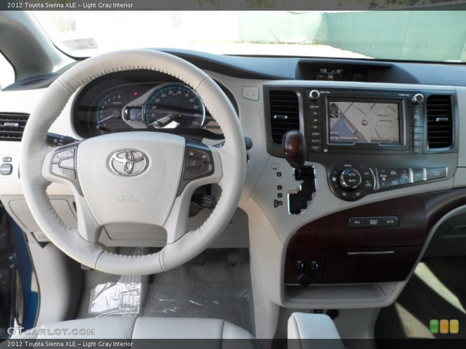 Light Gray Interior Dashboard for the 2012 Toyota Sienna XLE #60800726