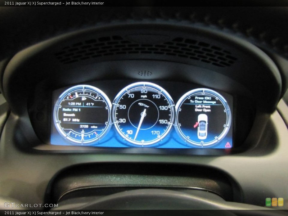 Jet Black/Ivory Interior Gauges for the 2011 Jaguar XJ XJ Supercharged #60801062
