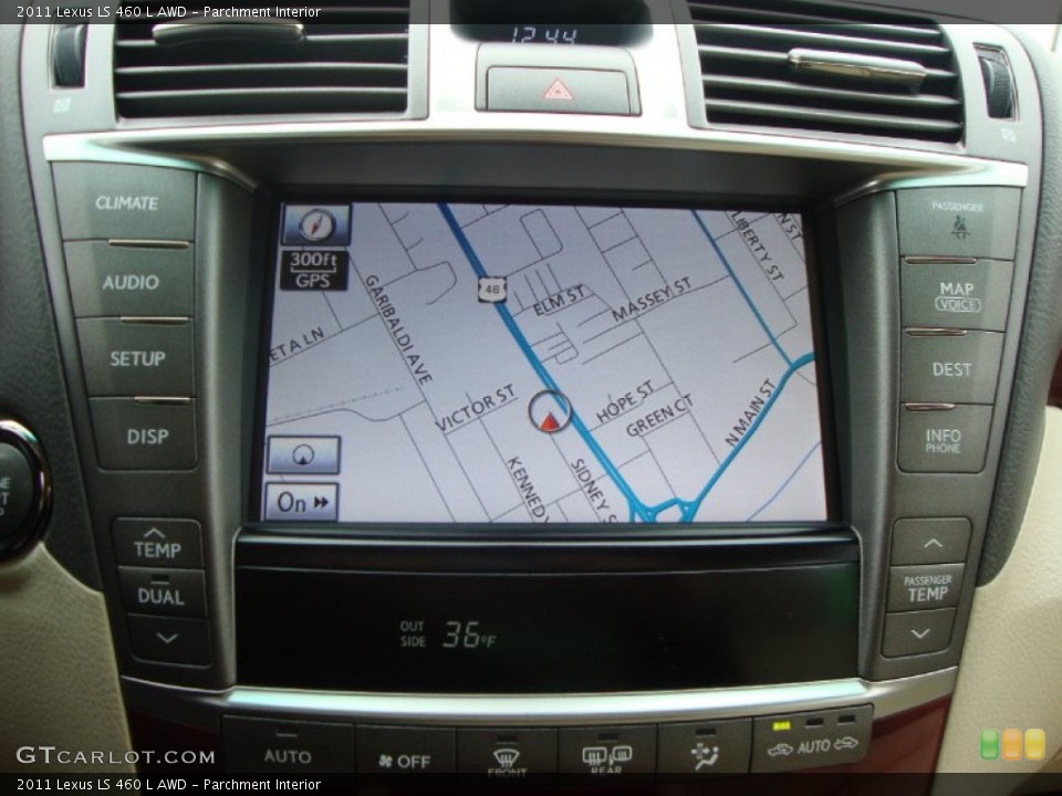 Parchment Interior Navigation for the 2011 Lexus LS 460 L AWD #60801305