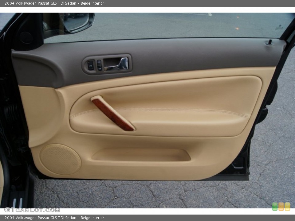 Beige Interior Door Panel for the 2004 Volkswagen Passat GLS TDI Sedan #60803192